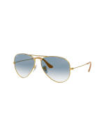 Ray-Ban sunglasses for unisex Blue with Polished Gold