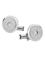 Montblanc Star cufflink steel silver 
