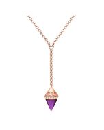 Versace Virya Pendant Rose Gold With Diamond 