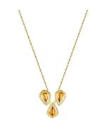 Versace Gorgon Claw Pendant yellow Gold With Diamond 