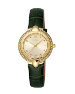 DICI Milano Miera ladies Quartz watch with green leather 