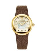 Aigner BIELLA watch for women with brown leather strap 