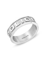 Police GRID ring for men steel silver size 60