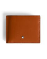 Montblanc Meisterstuck Wallet 6 Card- Camel Brown Leather