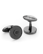 Montegrappa Clou "Ambigram" Cufflink , Gun Metal