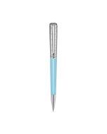 Saint Honore Light Blue Ballpoint Pen - Silver Detailing