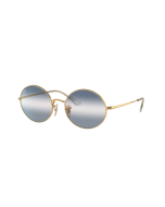 Ray-Ban GRADIENT oval sunglass for unisex blue 