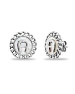 Aigner logo ladies earring steel silver 