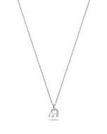 Aigner A logo ladies necklace steel silver 