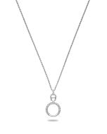 Aigner chain necklace for ladies steel silver