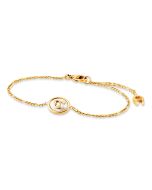 Aigner Women's Bracelet – Stainless Steel Gold With Pearls