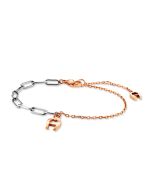 Aigner Logo Durable Steel Women Bracelet Rose Gold , Silver