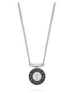 Aigner Women's Short Necklace with Logo Steel Silver