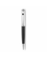 Aigner ballpoint pen for gent steel black with silver 