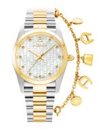 Aigner SCAFATI ladies watch steel silver , Gold 