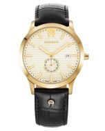 Aigner TREVISO men watch with black leather strap