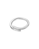 Aigner VIVIA ring for women steel silver size 56