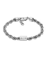 Armani Exchange Icon silver-colored cordell bracelet