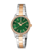 DICI Milano Sierra women Quartz watch steel rose gold , Green