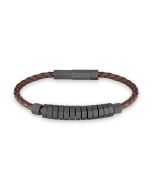 Cerruti 1881 ARENA bracelet for men brown leather