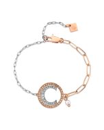 Cerruti 1881 CRISTALS bracelet for women steel rose gold
