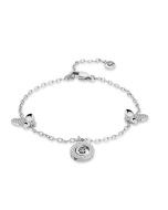 Cerruti 1881 BUTTERFLY ladies bracelet steel silver with crystal