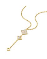Cerruti 1881 DIAMANTE ladies necklace gold with MOP