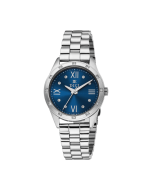 DICI Milano ladies Quartz watch steel silver , Blue