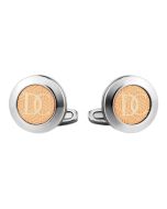 DICI Milano cufflink for men stainless steel silver , Rose gold