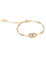 DICI Milano bracelet for women steel gold with crystal 
