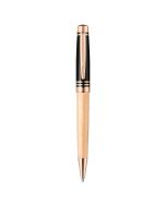 DICI Milano ballpoint pen for men steel rose gold , Black