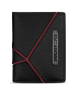 Ducati VITTORIA card holder 6cc with black , Red leather