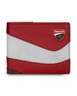 Ducati FORMA men wallet 8cc with multicolor leather