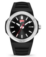 Ducati Corse Watch For Men Black Silicone Strap 