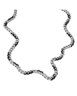 Diesel Two-Tone Stainless Steel Chain Necklace For Men 