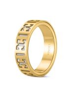 Escada Linda Gold And White Pearl Ladies Ring Size 54