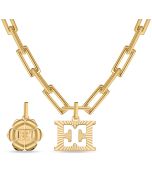 Escada Ava Gold Plated Ladies Necklace Size 550MM