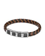 Guy Laroche ADAM bracelet for men with brown leather