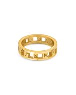 Guy Laroche Audrey ring for women, Golden size 54