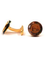 Saint Honore Cufflinks - Golden Design and Prominent Logo