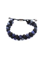 Cerruti 1881 beaded bracelet for men blue 