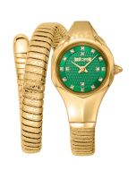 Just Cavalli Lady Snake women watch gold