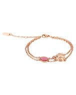 Just Cavalli bracelet for women stainless steel rose gold