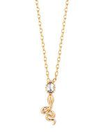Just Cavalli ladies necklace steel rose gold with crystal