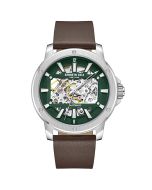 Kenneth Cole Automatic Skeleton Men Watch Brown Leather