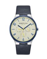 Kenneth Cole New York Quartz Watch For Men Grey , Blue 