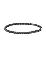 Maserati bracelet for men steel Black size 22cm