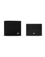 Saint Honore Wallet and Card Holder Set - Black