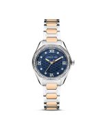 Cerruti 1881 BRETAGNA watch for women blue , Rose gold 