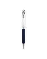 Police Luxury Ballpoint Pen - Elegant Blue and Silver 